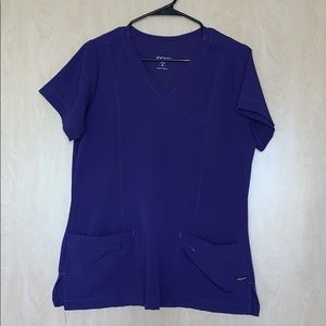 Purple Jockey scrub top